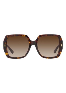 Tory Burch 54mm Gradient Square Sunglasses
