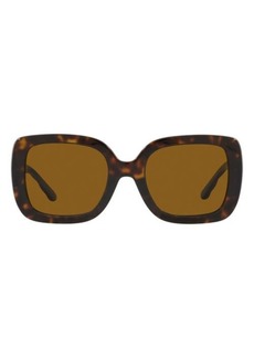 Tory Burch 54mm Polarized Square Sunglasses