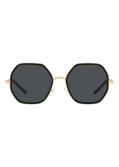 Tory Burch 55mm Geometric Sunglasses