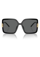 Tory Burch 57mm Square Sunglasses