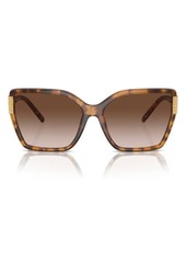 Tory Burch 58mm Eleanor Square Sunglasses