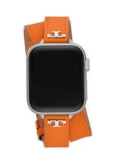 Tory Burch Apple Watch T Double Wrap Strap