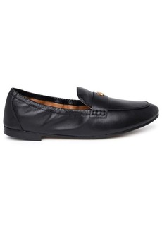 TORY BURCH Black leather Ballet loafers