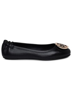 TORY BURCH Black leather Claire ballet flats