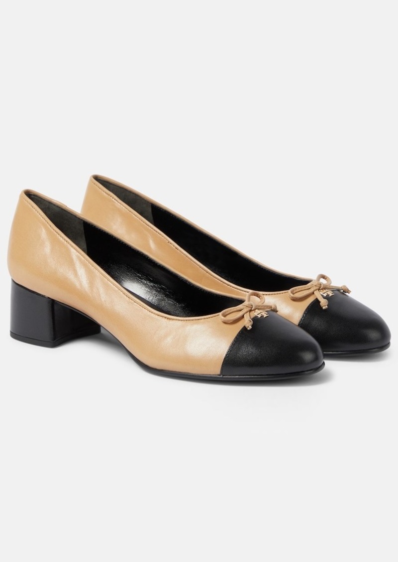 Tory Burch Bow-detail leather pumps