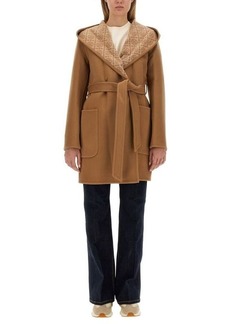 TORY BURCH COAT WITH LOGO