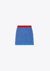 Tory Burch Confetti Tweed Mini Skirt