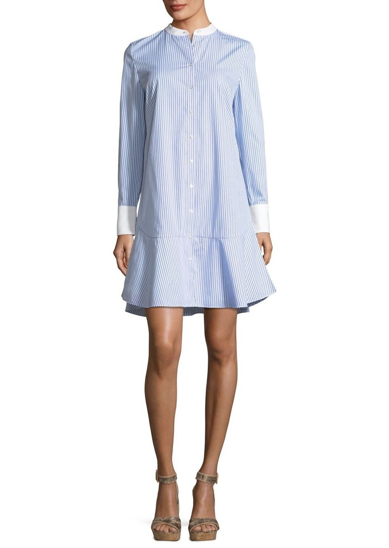 Tory Burch Tory Burch Cora Ombre Striped Cotton Voile Shirtdress | Dresses