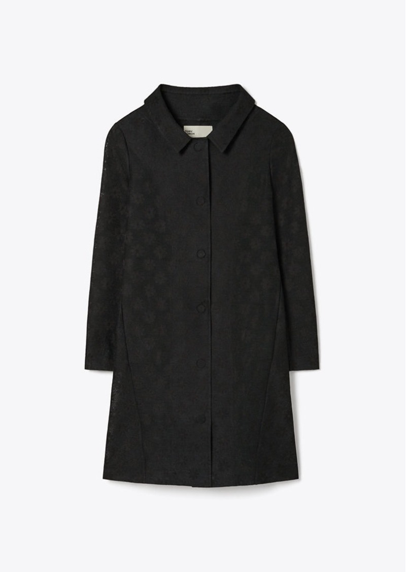 Tory Burch Cotton and Linen Daisy Coat
