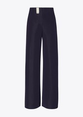 Tory Burch Cotton and Silk Poplin Pant