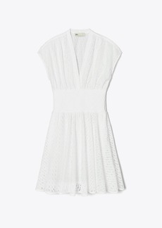 Tory Burch Cotton Broderie Anglaise Minidress