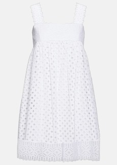 Tory Burch Cotton broderie anglaise minidress