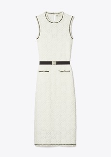 Tory Burch Cotton Pointelle Knitted Tank Dress