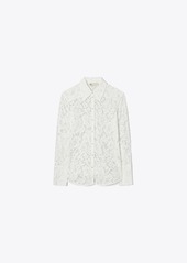 Tory Burch Cuffed Lace Buttondown