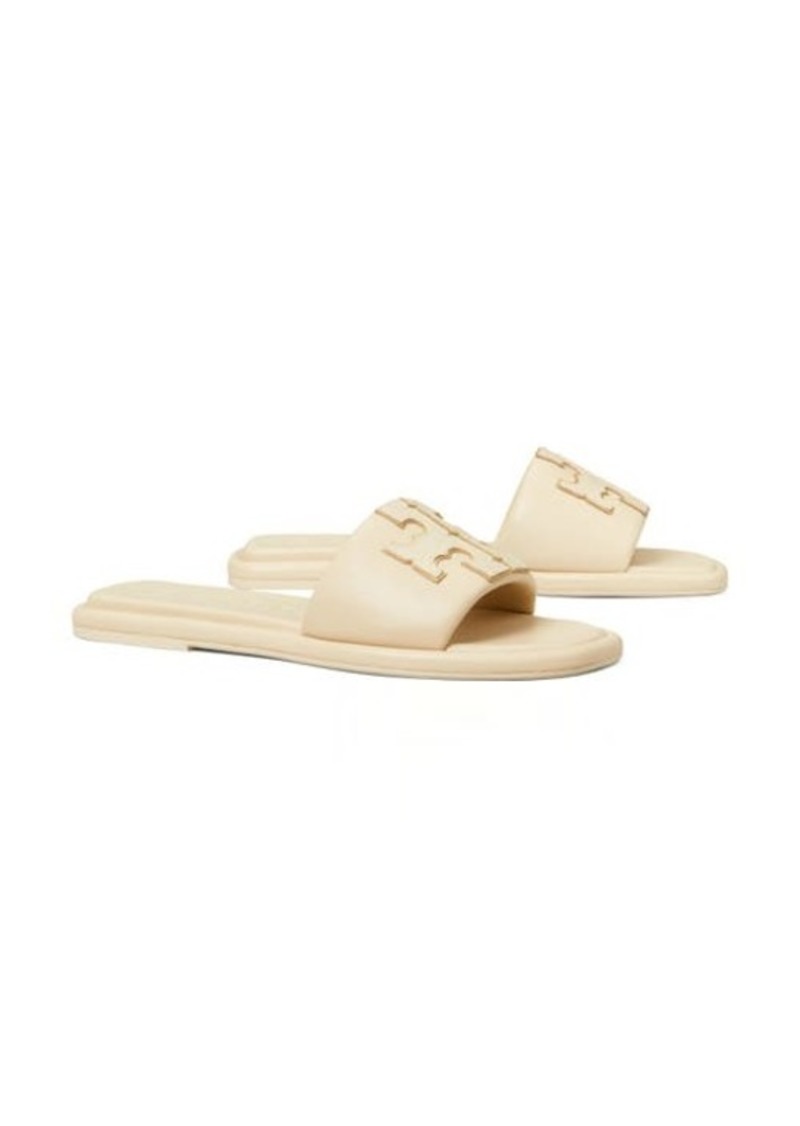 Tory Burch Tory Burch Double T Sport Slide Sandal in Dulce De Leche /Gold  at Nordstrom | Shoes
