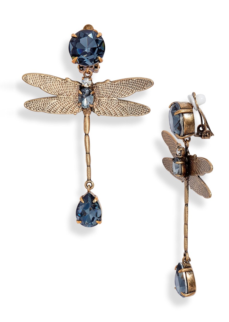 Tory Burch Tory Burch Dragonfly Drop Clip-On Earrings | Jewelry