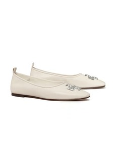 Tory Burch Eleanor Ballet Flat in New Ivory at Nordstrom