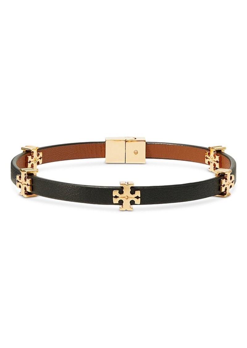 Tory Burch Eleanor Leather Bracelet