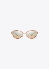 Tory Burch Eleanor Oval Sunglasses