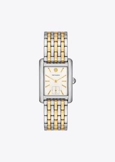Tory Burch Eleanor Watch, Two-Tone Stainless Steel