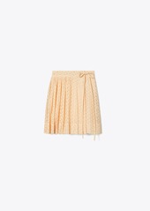 Tory Burch Embroidered Cotton Skirt