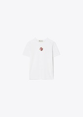 Tory Burch Embroidered Floral Tee