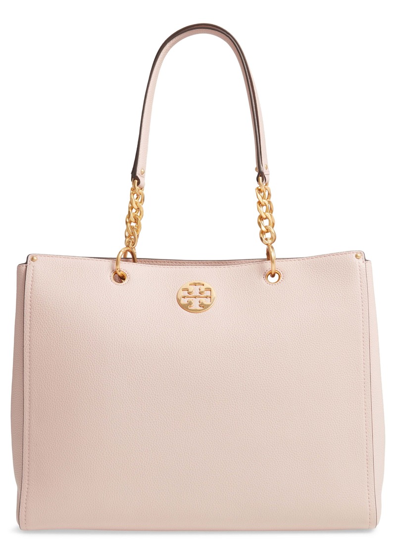 everly leather tote tory burch