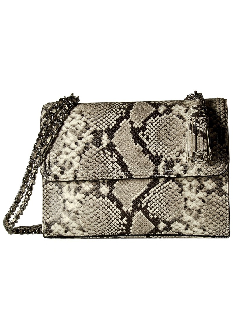 fleming embossed convertible shoulder bag