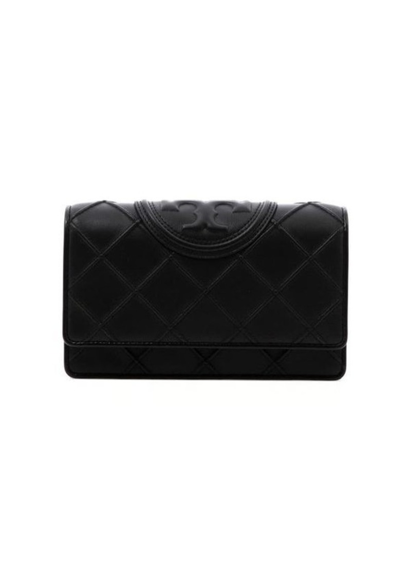 TORY BURCH "Fleming Soft" wallet with chain