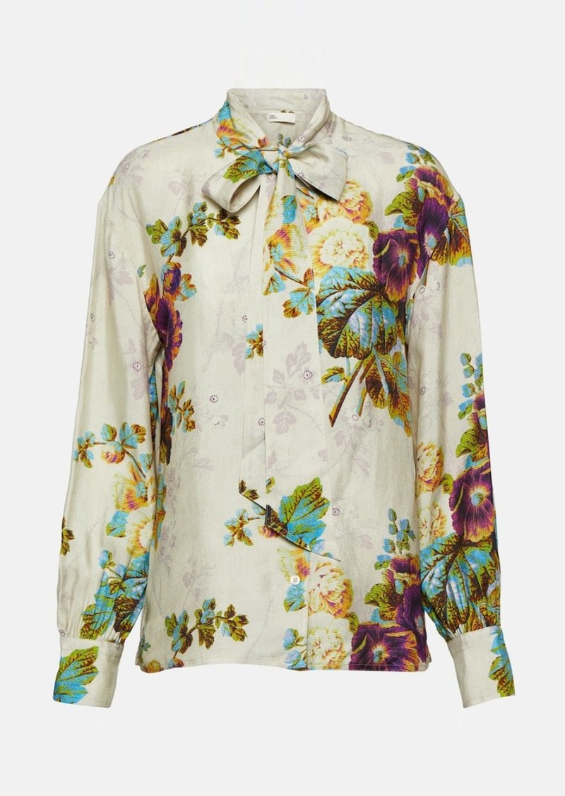 Tory Burch Floral satin blouse