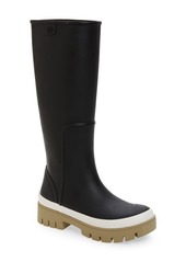 Tory Burch Foul Weather Tall Boot in Perfect Black /Perfect Black at Nordstrom