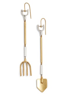 Tory Burch Gardening Tool Mismatched Earrings