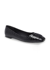 Tory Burch Georgia Ballet Flat in Perfect Black at Nordstrom