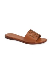 Tory Burch Ines Slide in Tan /Spark Gold at Nordstrom