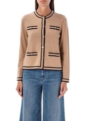 TORY BURCH Kendra cardigan contrast