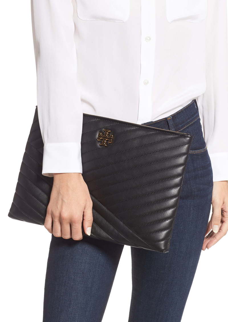 tory burch chevron pouch