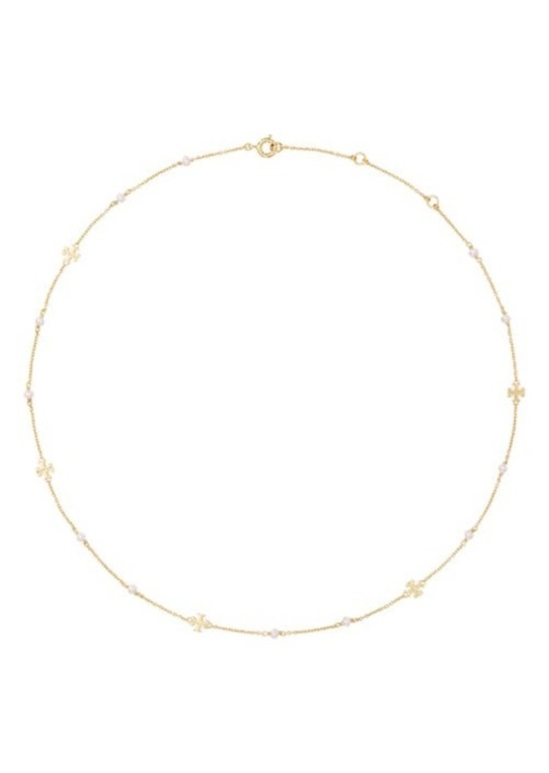 Tory Burch Kira Cultured Pearl Necklace
