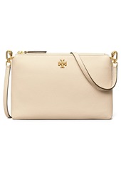 Tory Burch Kira Pebbled Leather Wallet Crossbody Bag in Golden Sunset at Nordstrom