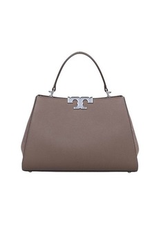 TORY BURCH LEATHER AND SUEDE BAG