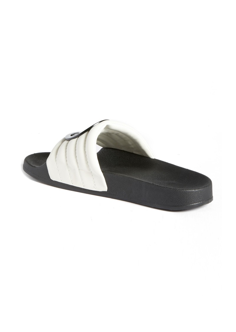 Tory Burch Tory Burch Lina Quilted Logo Slide Sandal (Women) | Shoes