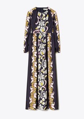 Tory Burch Long Silk Printed Dress