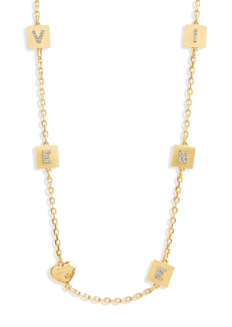 Tory Burch Tory Burch Love & Divine Message Necklace | Jewelry