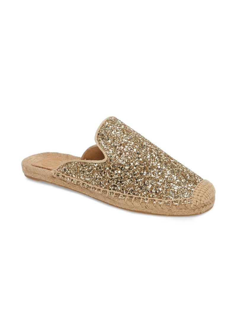 Tory Burch Tory Burch Max Glitter Espadrille Mule (Women) | Shoes