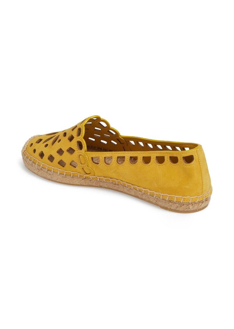 tory burch may perforated espadrille flat