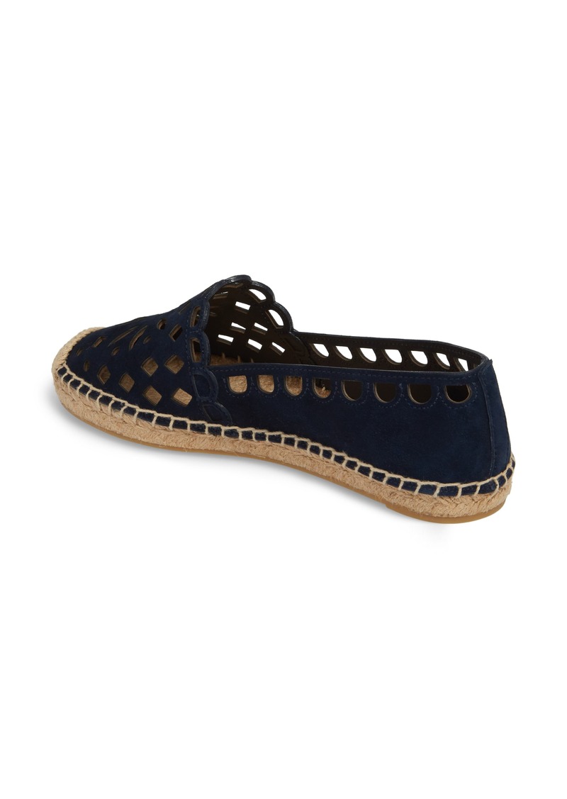 tory burch may perforated espadrille flat