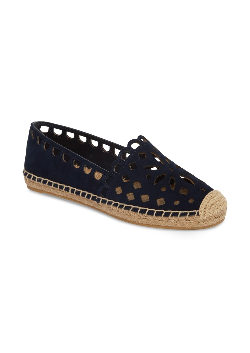 Tory Burch Tory Burch May Perforated Espadrille Flat (Women) | Shoes