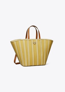 Tory Burch McGraw Canvas Panel Carryall