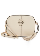 Tory Burch McGraw Leather Camera Bag in Black at Nordstrom