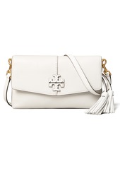 Tory Burch McGraw Leather Crossbody Bag in Gardenia at Nordstrom