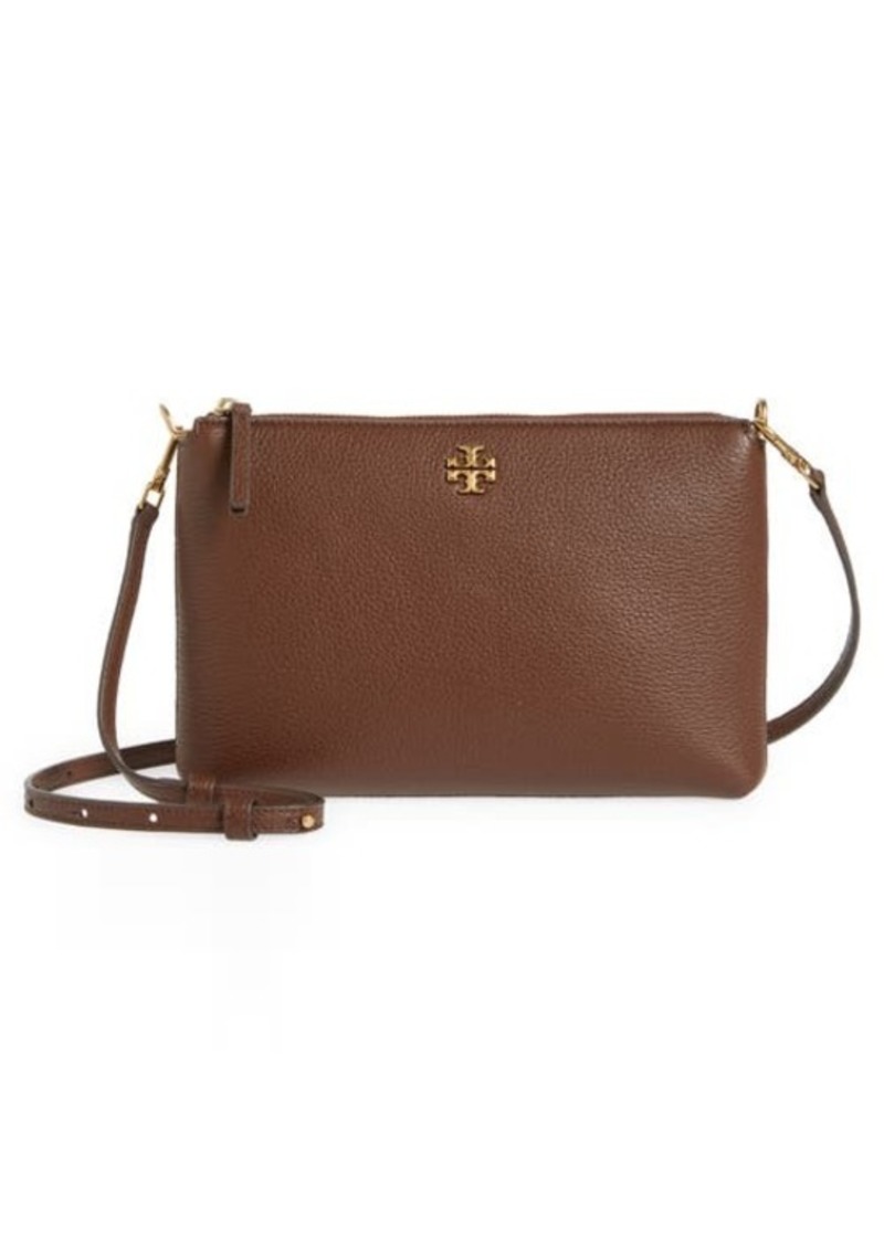 Tory Burch Mercer Pebbled Zip Crossbody Bag